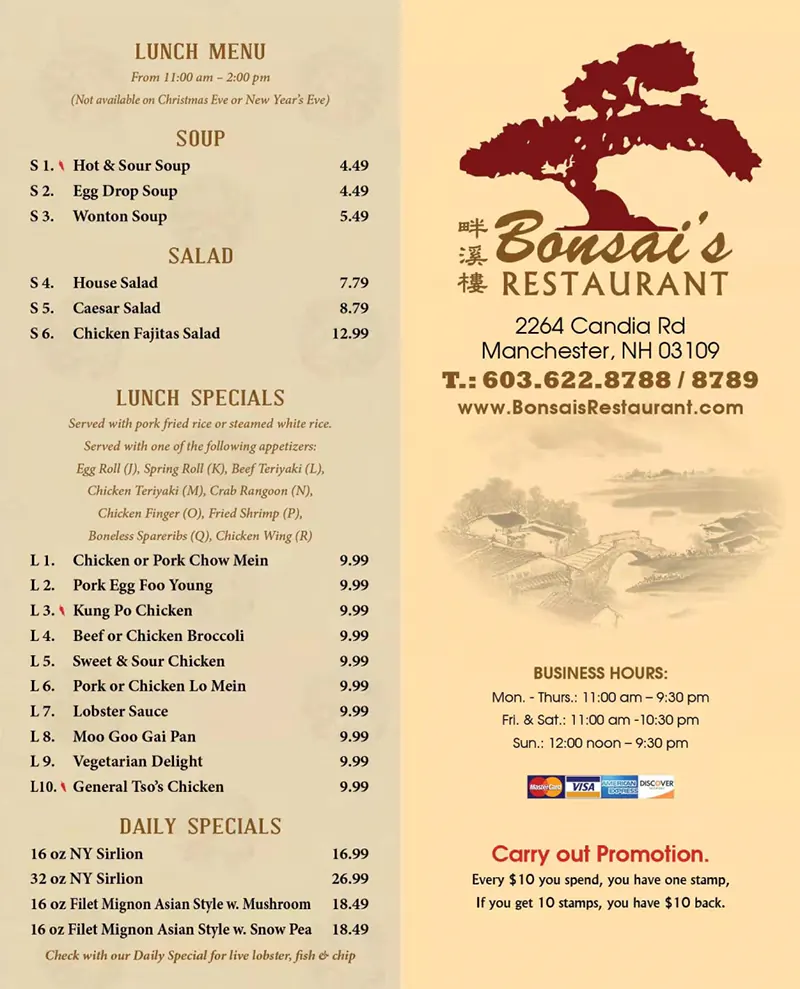 The Bonsai Menu is Rising in Popularity